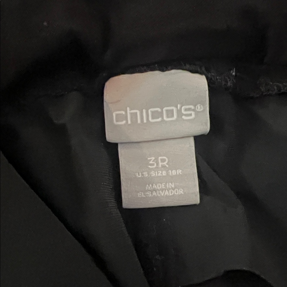 Chico's Women's Black Trousers - Picture 2 of 3